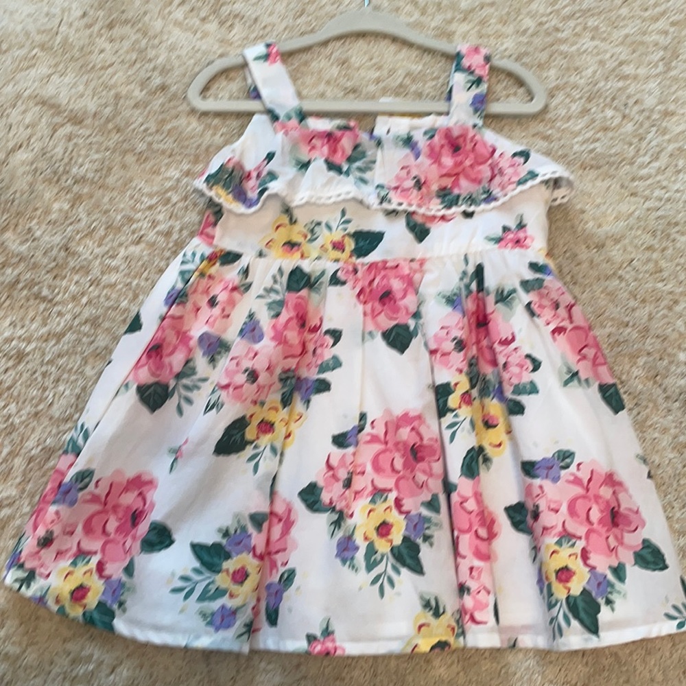 Never worn Janie and Jack floral dress